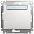 Выключатель кнопочный с табличкой 10A (схема 1) Schneider Electric Glossa Белый