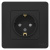 Розетка с заземлением со шторками скрытой установки 16A 250В Systeme Electric Blanca Антрацит Systeme Electric Blanca BLNRS001116