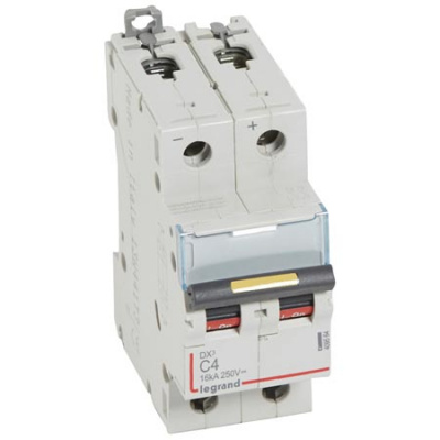 Автоматический выключатель 2P 4A C 10kA Legrand DX3 Legrand DX3 409564