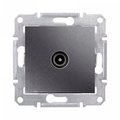 Вывод кабеля механизм Systeme Electric Glossa Антрацит Systeme Electric Glossa GSL000799