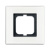 Рамка 1-постовая v.2012 ABB Carat Белое стекло ABB Carat 2CKA001754A4442