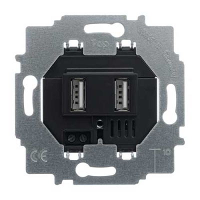 Устройство зарядное 6472 U-500-101, два USB разъема, 3000 мА (2x1500 мА) ABB  ABB  2CKA006400A0094
