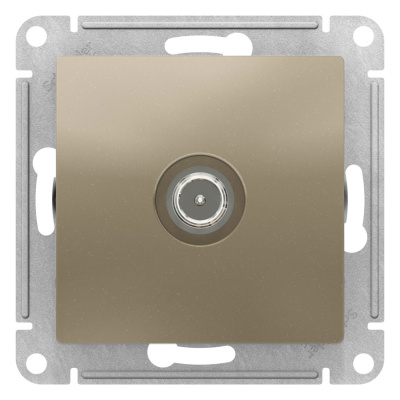 Розетка TV оконечная 1DB механизм Schneider Electric AtlasDesign Шампань Systeme Electric AtlasDesign ATN000591