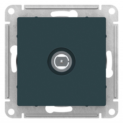 Розетка TV одиночная Schneider Electric AtlasDesign Изумруд Systeme Electric AtlasDesign ATN000893