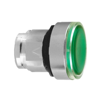 Головка кнопки с подсветкой зеленая 22м Schneider Electric  ZB4BH033