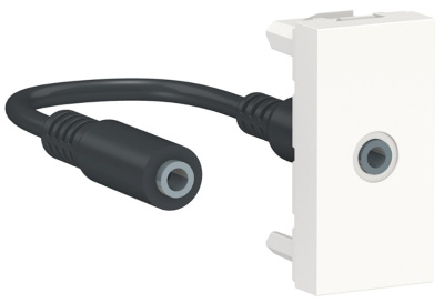 Розетка Minijack 1 модуль Schneider Electric Unica New Modular Белый Schneider Electric Unica New Modular NU343318