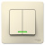 Выключатель 2-клавишный скрытой установки с подсветкой 6A 250В Systeme Electric Blanca Молочный Systeme Electric Blanca BLNVS006512