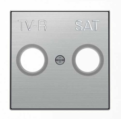 Накладка розетки TV-R/SAT ABB NIE Sky Нержавеющая сталь 8550.1 AI ABB Sky 2CLA855010A1401