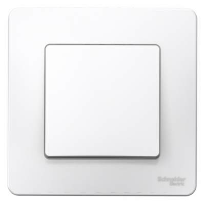 Выключатель 1-клавишный скрытой установки (cхема 1) 10A 250B Systeme Electric Blanca Белый Systeme Electric Blanca BLNVS010101