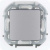 Переключатель 1-клавишный пылевлагозащитный для скрытого монтажа, 10 А, напряжение ~250В, IP44 Legrand Inspiria Алюминий Legrand Inspiria 673672