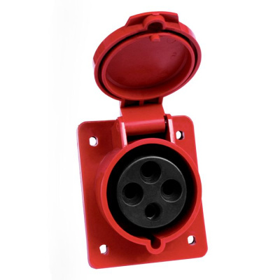 Розетка стационарная внутренняя 414 3P+PE 16A 380В IP44 EKF PROxima EKF  ps-414-16-380