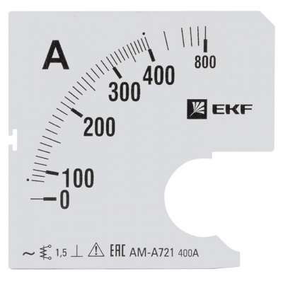 Шкала сменная для A721 400/5A-1,5 EKF PROxima EKF  s-a721-400