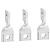Пластины контактные на ребро комплект 3шт Schneider Electric Compact/VigiCompact NSX400-630