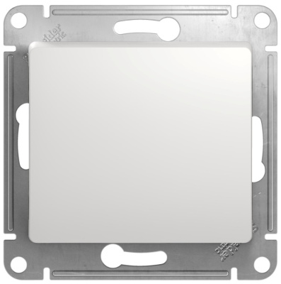 Переключатель 1-клавишный 10A (схема 6) Systeme Electric Glossa Белый Systeme Electric Glossa GSL000161