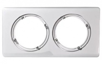 Рамка 2-постовая 2+2 мод IP44 Legrand Celiane Белый Legrand Celiane 069072