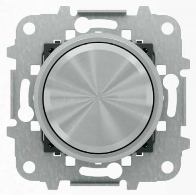 Потенциометр поворотный для л/л 700 Вт 0/1-10V 50mA / кольцо ABB NIE Skymoon Хром 8660.9 CR ABB Skymoon 2CLA866090A1401