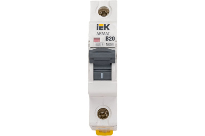 Автоматический выключатель 1P 20A (B) 6kA IEK M06N ARMAT IEK  AR-M06N-1-B020