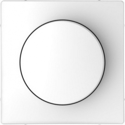 Накладка центральная с поворотной рукояткой для диммера SD Merten D-Life Белый лотос Merten D-Life MTN5250-6035