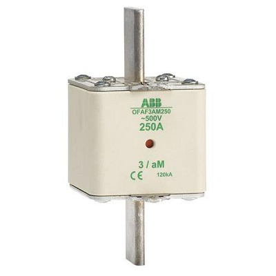 Предохранитель OFAF3aM355 355A тип аМ размер3, до 500В ABB ABB  1SCA022698R0010