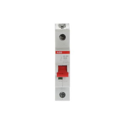 Рубильник модульный 1P 32A с красной ручкой ABB SD201 ABB SD200 2CDD281101R0032