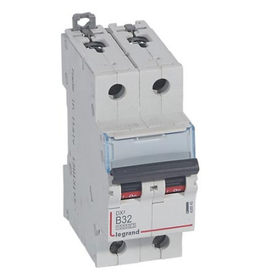 Автоматический выключатель 2P 32 A B 10kA Legrand DX3 Legrand DX3 408945
