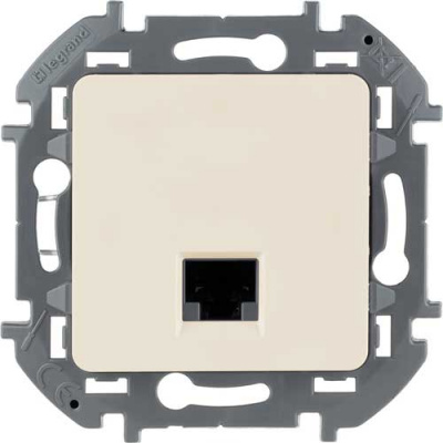 Розетка информационная RJ 45 - категория 6 - UTP Legrand Inspiria Слоновая кость Legrand Inspiria 673831