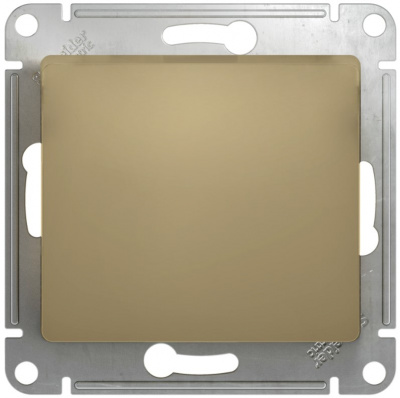 Выключатель кнопочный 10A (схема 1) Systeme Electric Glossa Титан Systeme Electric Glossa GSL000415