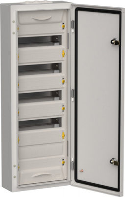 TITAN 5 Корпус металлический ЩРн-60 (1х60) 835х310х140 IP54 сер IEK IEK TITAN 5 TI5-50-N-060-54-7035