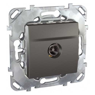 Розетка TV проходная Schneider Electric Unica Top Графит Schneider Electric Unica Top MGU5.463.12ZD