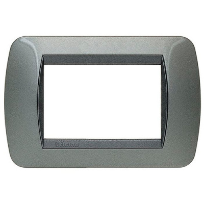 Накладка на 3 модуля, Тёмная Сталь Bticino Bticino  L4803AC
