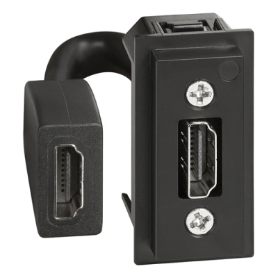 Розетка HDMI с предварительным подключением 1 мод Bticino LivingNow Bticino Living now K4284P