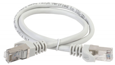 Коммутационный шнур (патч-корд), кат.6 FTP, LSZH, 10м, серый ITK ITK  PC01-C6FL-10M