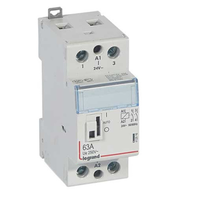 Контактор 24V 2НО 63A с руч.уп. Legrand CX3 Legrand  412516