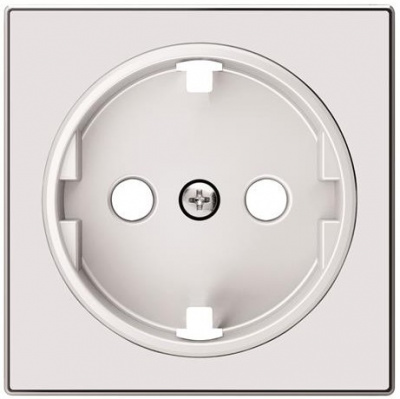 Накладка розетки с заземлением ABB Sky Альпийский белый 8588 BL ABB Sky 2CLA858800A1101