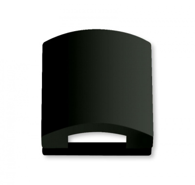 Накладка для телекоммуникационных механизмов 50x50мм ABB BJB Basic55 château Черный ABB Basic 55 2CKA001726A0231