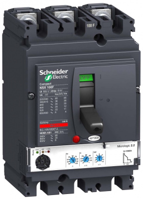 Автоматический выключатель 3P 100A 25kA Schneider Electric Compact NSX Schneider Electric Compact NSX LV429775