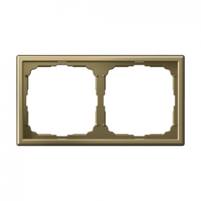 ARTGALLERY 2-постовая РАМКА, ЗОЛОТО Systeme Electric ArtGallery GAL001602