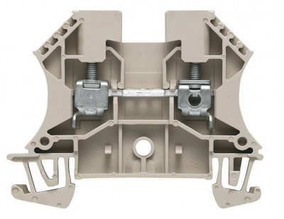 Клеммник проходной WDU 4 винт 4 мм.кв серый Weidmuller Weidmuller  1020100000