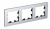 Рамка 3-постовая металл Schneider Electric AtlasDesign Nature Серебро Systeme Electric AtlasDesign Nature ATN312103