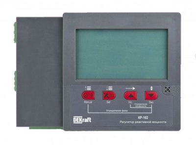 Регулятор реактивной мощности 400В, 12 ступеней, RS485 DEKraft КР-102 DEKraft КР-102 50516DEK