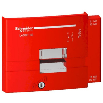 Крышка безопасности защитная для D09…D38, Dt20…Dt40 Schneider Electric Schneider Electric  LAD9ET3S