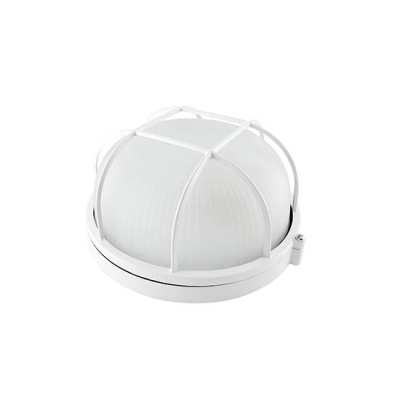 Светильник накладной, круг с решеткой 190х178х85мм, 60W, Е27, IP54 / белый TDM НПБ TDM ELECTRIC  SQ0303-0032