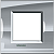 Рамка прямоугольная 2 мод Bticino Living Light Никель