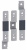 Пластина соединительная 3шт FISHBONE Schneider Electric Schneider Electric  EZAFSHB3