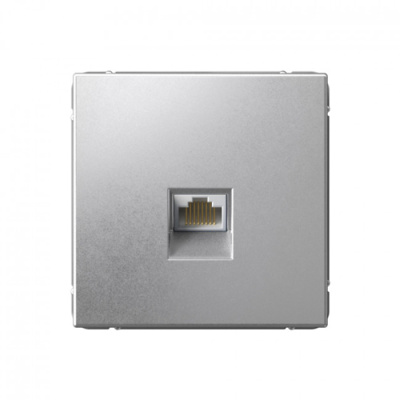 ARTGALLERY РОЗЕТКА компьютерная RJ45, кат. 6A, механизм, АЛЮМИНИЙ Systeme Electric ArtGallery GAL000386