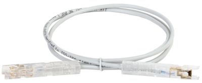 Коммутационный шнур (патч-корд) 110-110 2 пары, кат.5Е, 1м, серый ITK ITK  PC01-110-2P1M