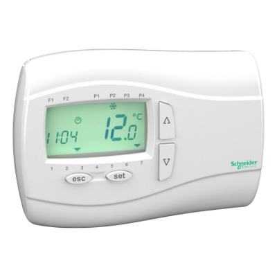 Настенный терморегулятор с подсветкой Schneider Electric Schneider Electric  TM171DWAL2L