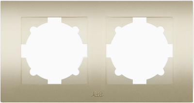 Рамка 2-постовая ABB Cosmo Титаниум ABB Cosmo 612-011400-226