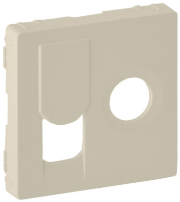 Накладка розетки TV + RJ45 кат. 6 UTP Legrand Valena Life Слоновая кость Legrand Valena Life 754831