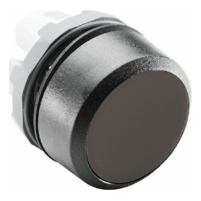 Кнопка MP1-10B черная только корпус без подсветки без фиксации ABB ABB  1SFA611100R1006